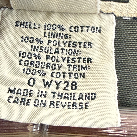 Vtg LL Bean Field Coat Barn Jacket Corduroy Collar M Fisherman Chore Coat OWY28 - Picture 4 of 13